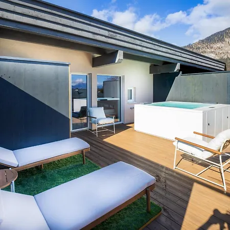 Apartament Penthouse N'3 - Balcony, Sauna & Whirlpool Access Kramsach